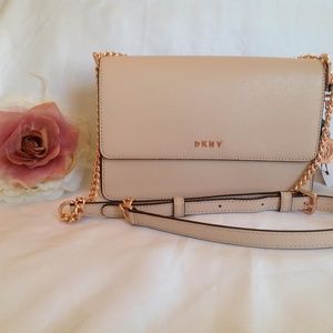 *SOLD*  NWT DKNY Pink Crossbody Handbag wDustbag